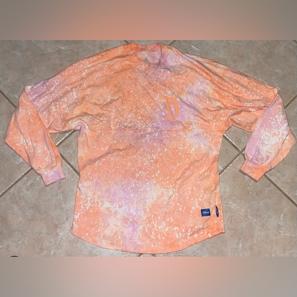 Disney Women’s Cotton Spirit Jersey Long Sleeve Pullover Shirt Sweater Top XS